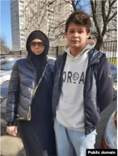 Саид Муртазалиев с матерью